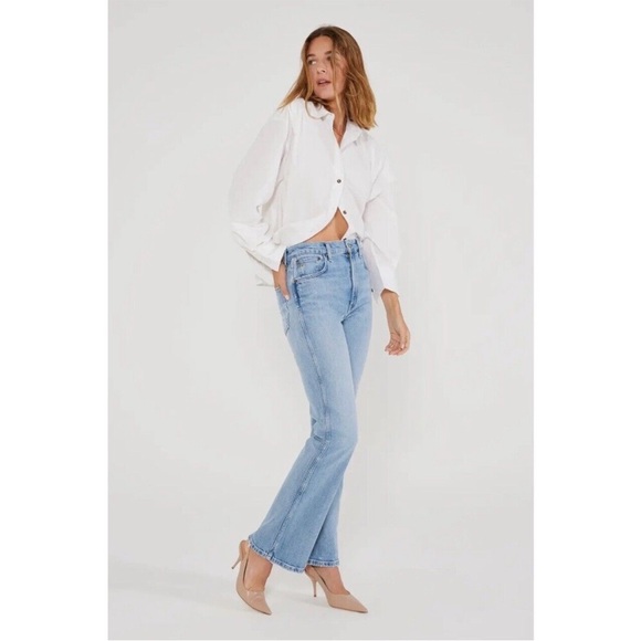 Etica Anya Modern Flare River Cliff Wash Jeans - Picture 3 of 9